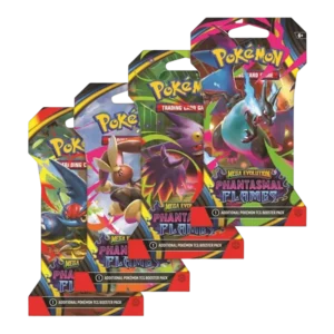 Pokemon Mega Evolution Phantasmal Flames Sleeved Booster Pack English TCG Kartu Pokemon Bahasa Inggris