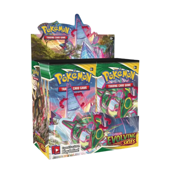 [Pre Order] Pokemon Evolving Skies Booster Box Sealed English TCG 1 Box isi 36 Pack Kartu Pokemon Bahasa Inggris